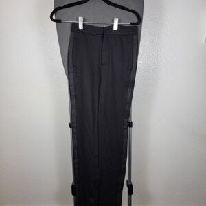 Rag & Bone Joan Slim Pants in Black.  (Ankle Slit) NWT Size XXS